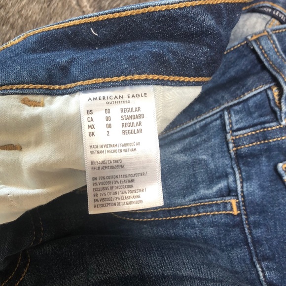 Blue American eagle jeans double zero - Picture 3 of 4